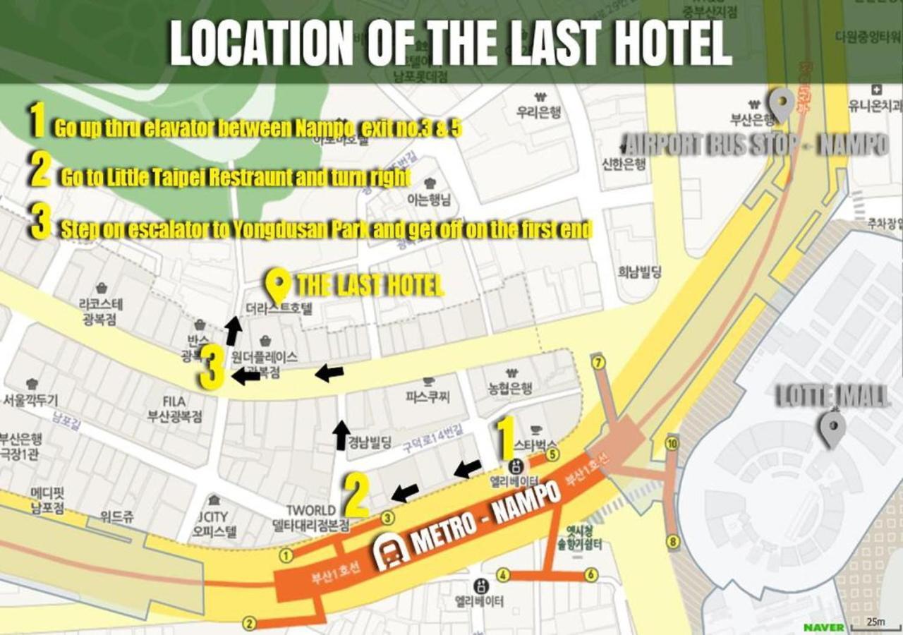 The Last Hotel Nampo Busan Esterno foto